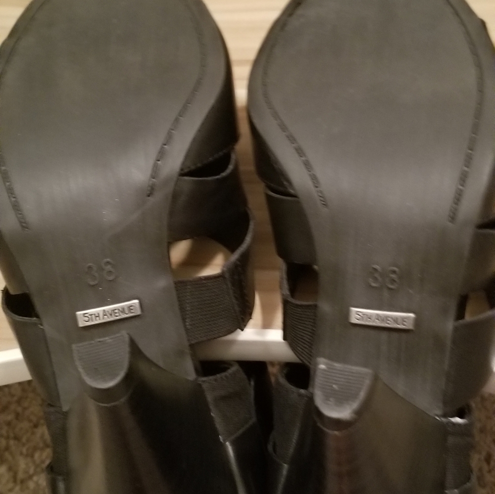 5th Avenue Leather High Heel Shoe Size 38 in EU. - Picture 6 of 6